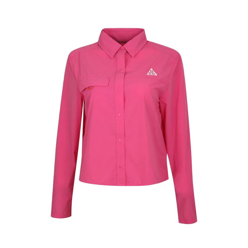 Женская рубашка с воротником Bright Fuchsia Pink, Nike