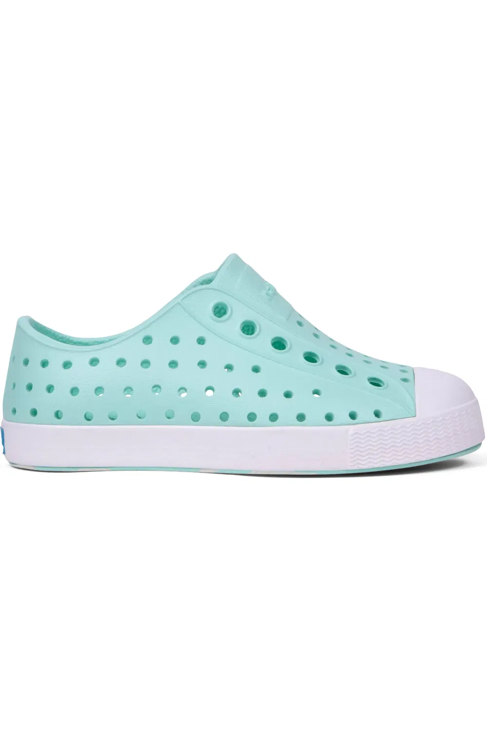 Кеды детские водонепроницаемые Jefferson Slip-On Native Shoes, Fresco Green/Shell White — фото 3
