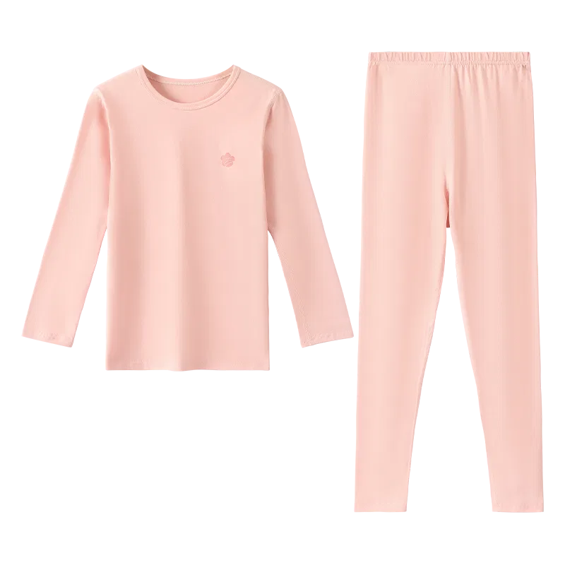 Детское нижнее белье для девочек хлопковое комплект Hodo Red bean, Light Pink