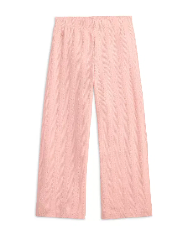 Детские брюки для девочек с принтом Pointelle Knit Ralph Lauren, розовый