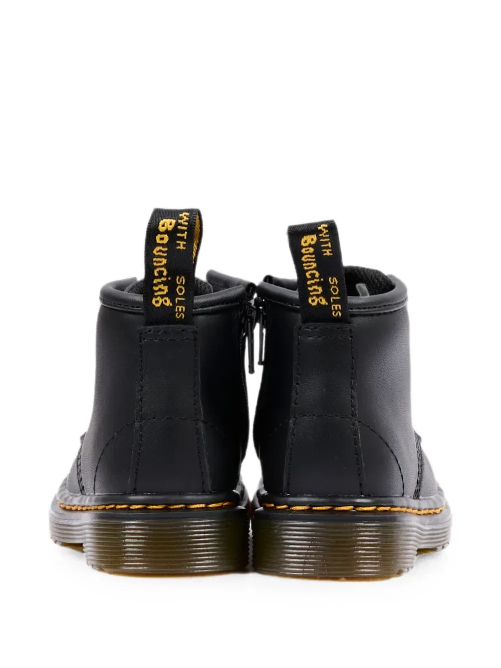 Шнурованные ботильоны 1460 Dr. Martens Kids, черный — фото 3