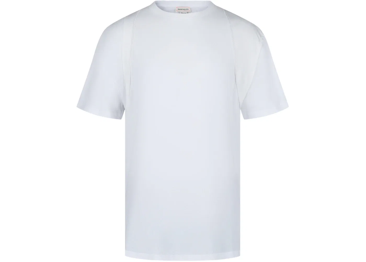 Мужская футболка с логотипом Alexander McQueen, White