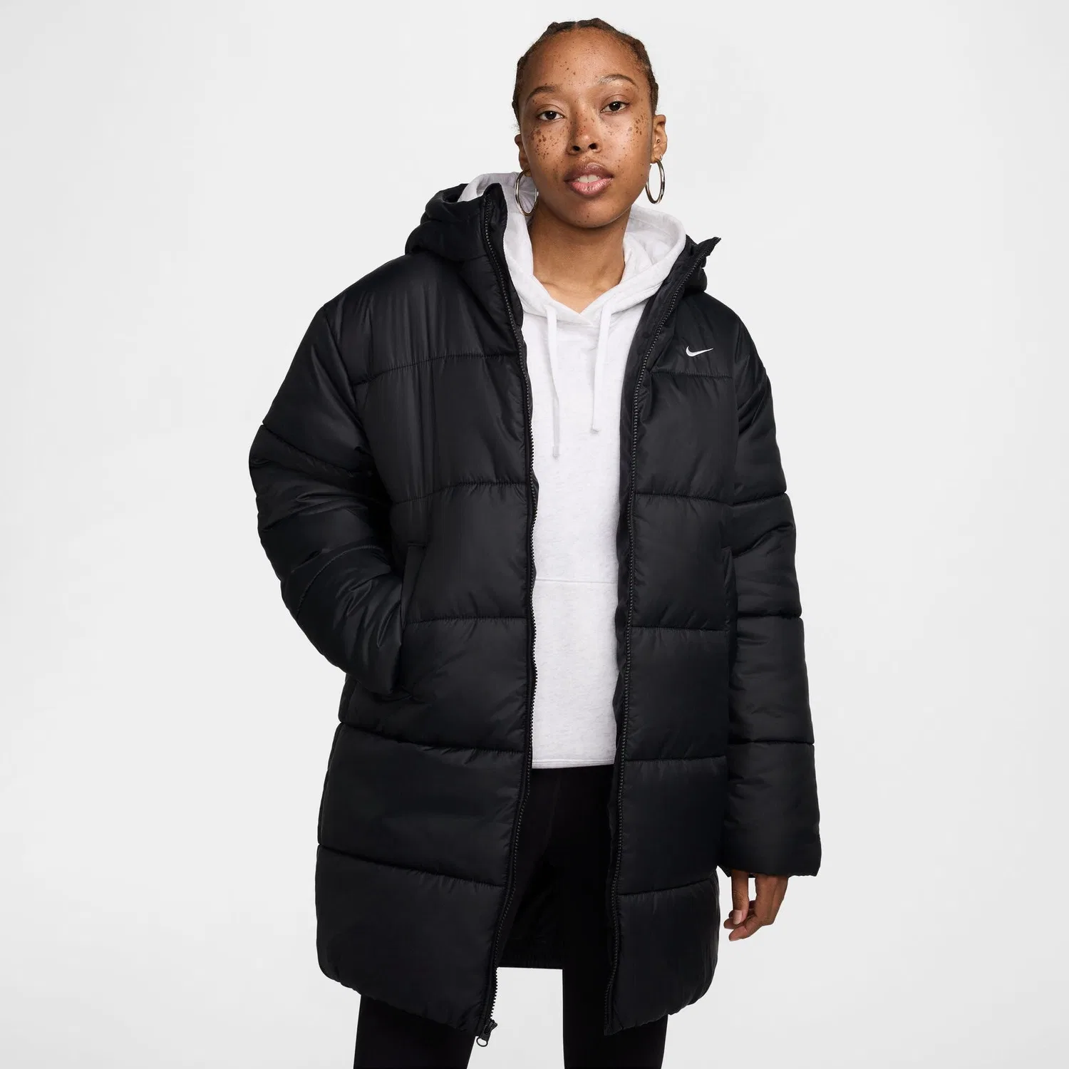 Женская парка с длинным рукавом Sportswear Classic Puffer Nike, Schwarz