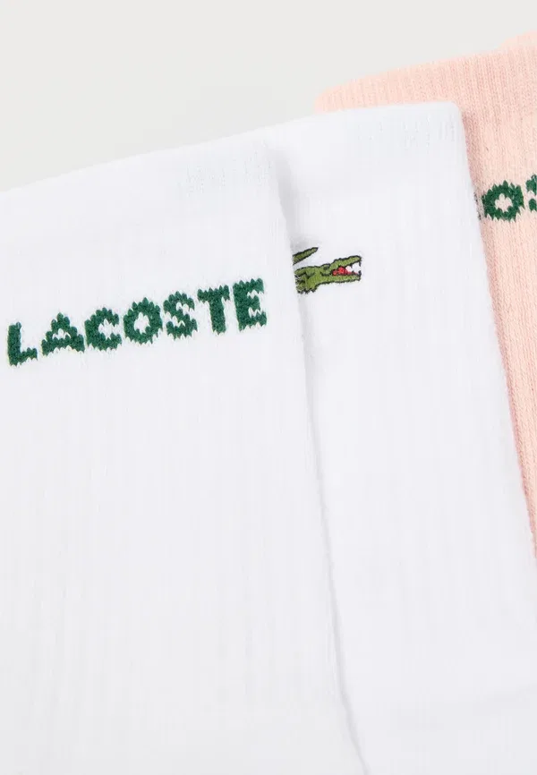 Набор из 6 пар носков унисекс Lacoste, белый — фото 2