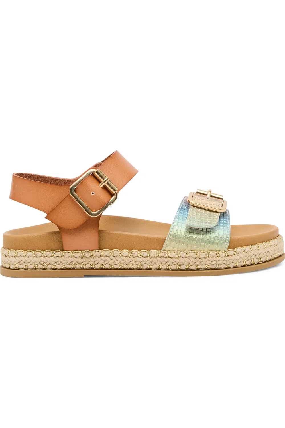 Сандалии детские на щиколотке с ремешками JAvenue Steve Madden, Rainbow Multi — фото 2