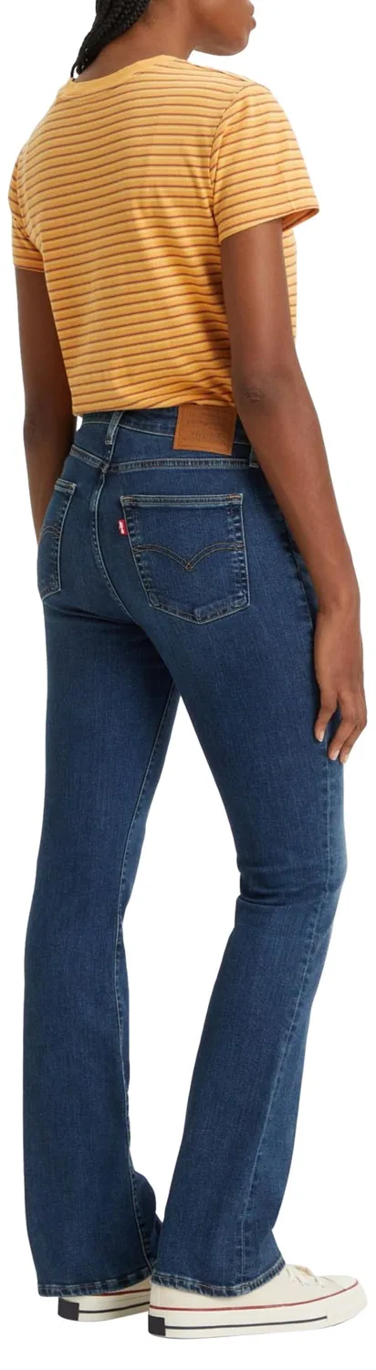 Женские джинсы с высокой посадкой и клешем от колена Levi's, Blue — фото 2