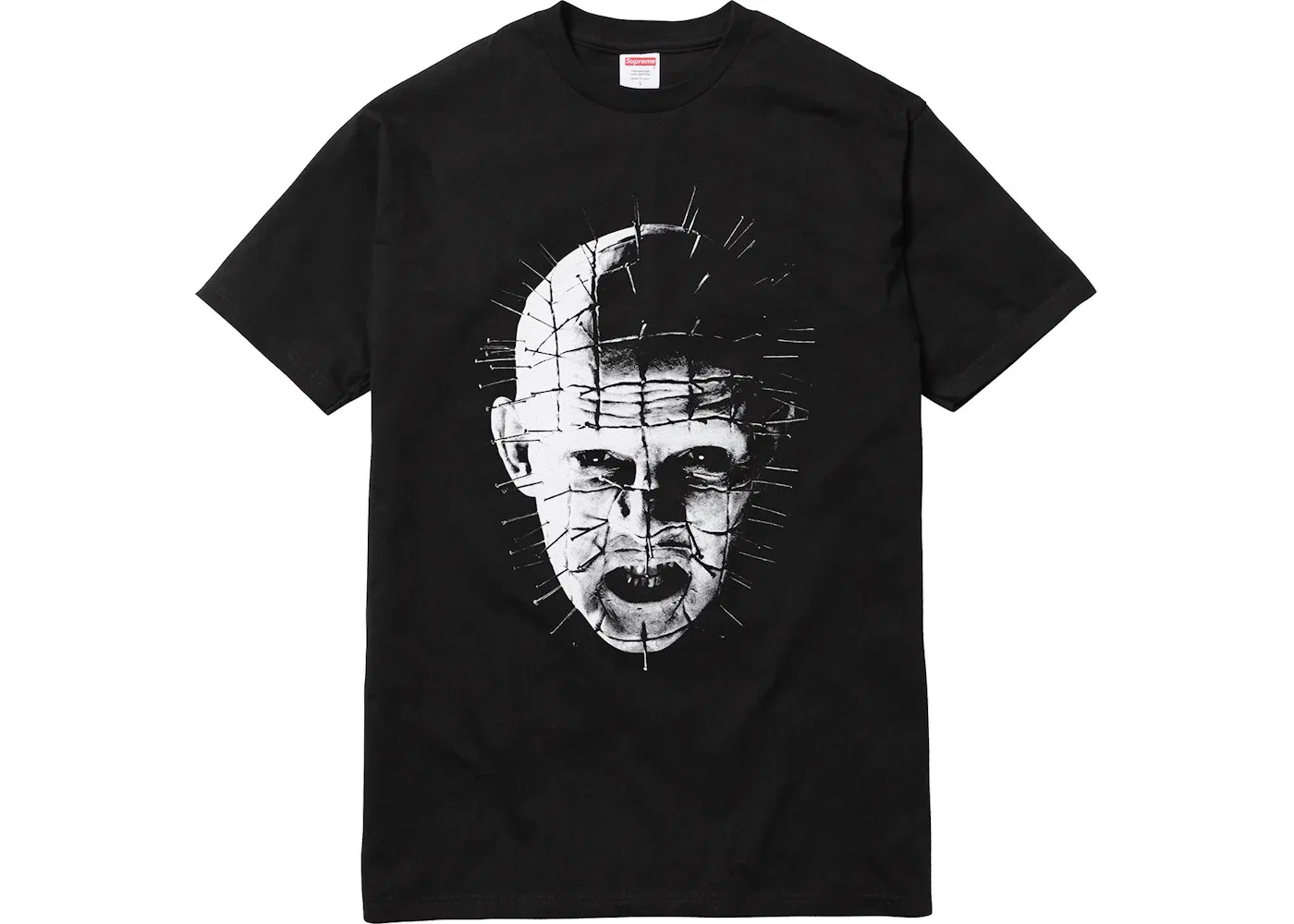Мужская футболка с принтом Supreme Hellraiser Pinhead Tee, Black