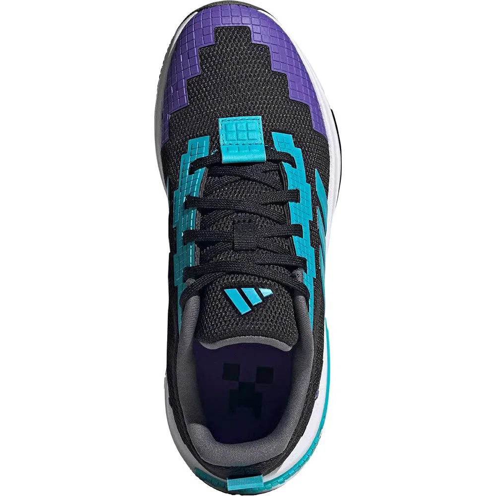 Детские кроссовки для бега Minecraft Pro Adidas, Black/Black/Black — фото 4