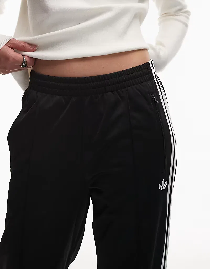 Спортивные брюки Adidas Originals Firebird в черно-белом цвете — фото 4