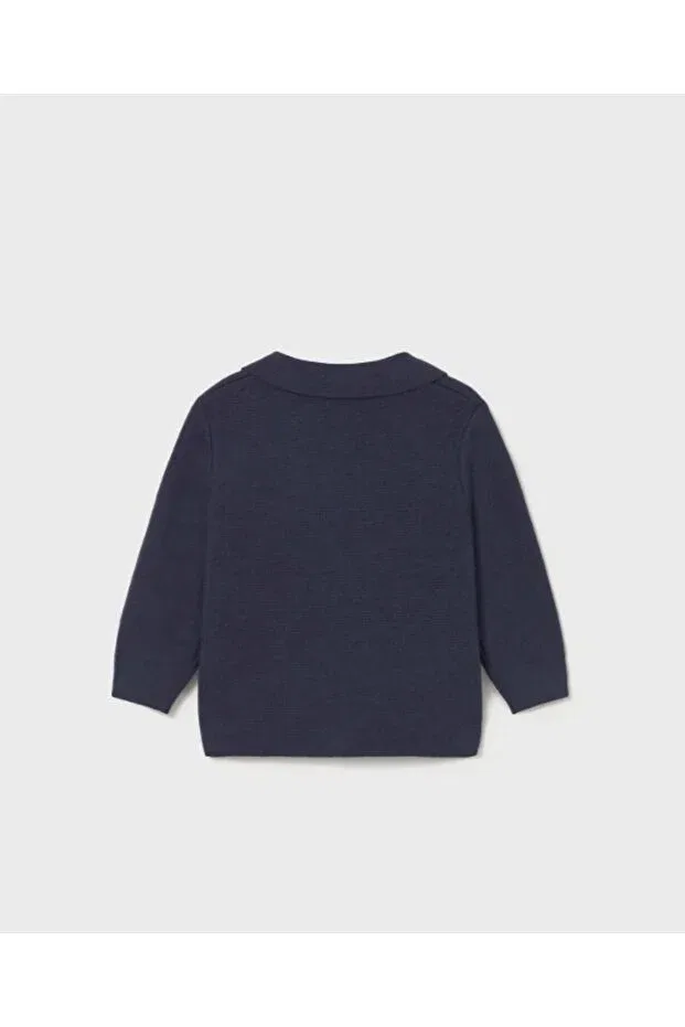 Детский жакет для девочек хлопковый Orme Mayoral, Navy Blue — фото 2