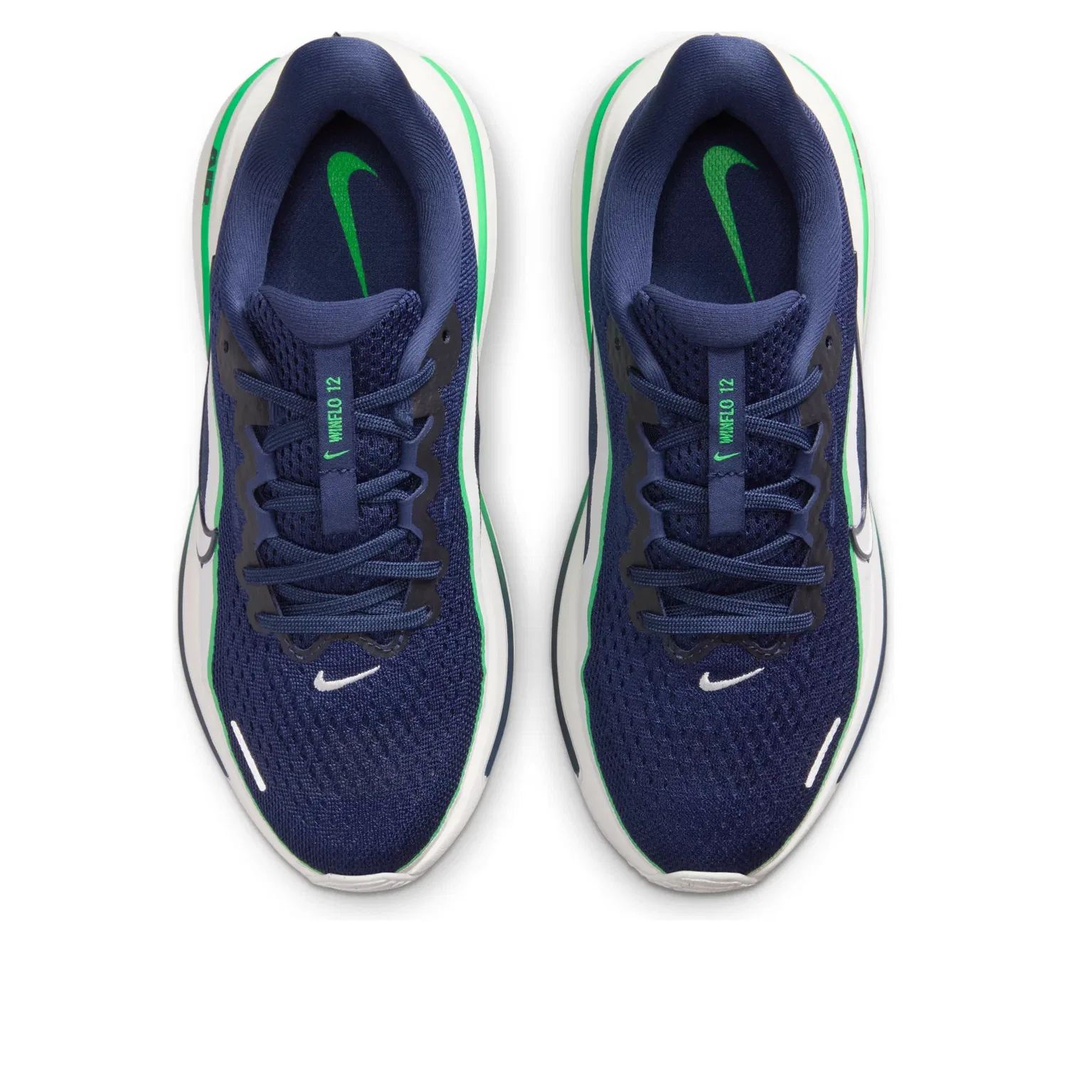 Детские кроссовки Nike Winflo 12 с шнуровкой, синий — фото 4