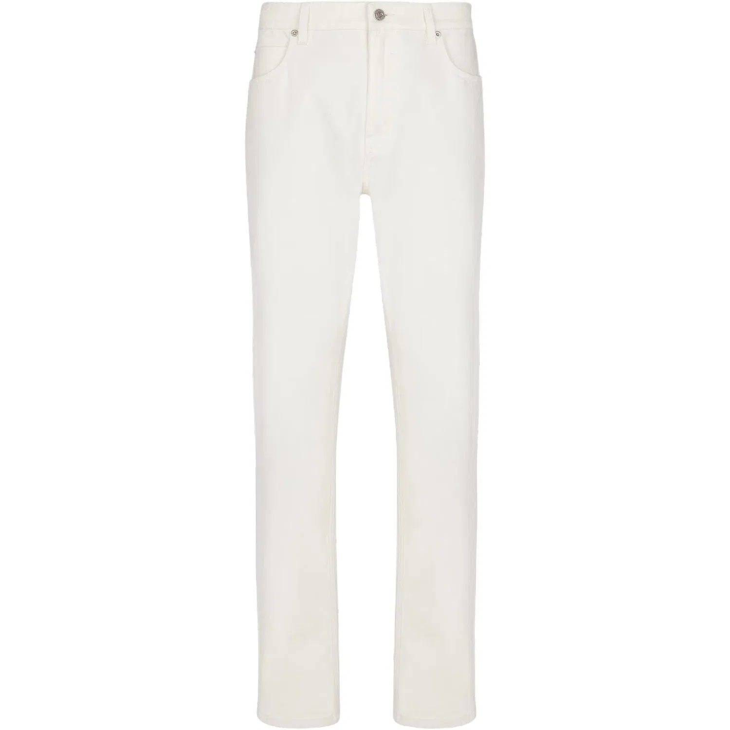 Мужские джинсы прямого кроя BALMAIN, White