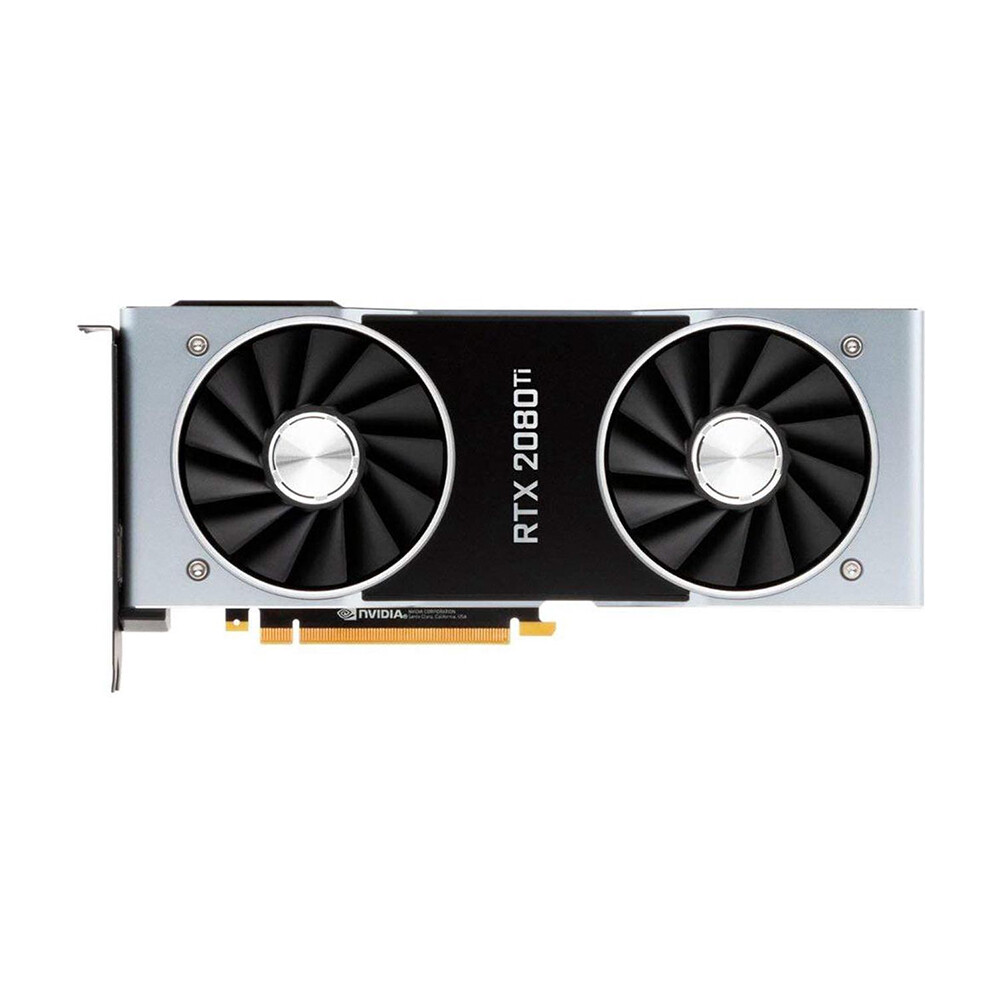 

Видеокарта NVIDIA GeForce RTX 2080 Ti Founders Edition, 11 Гб, серебристо-черный