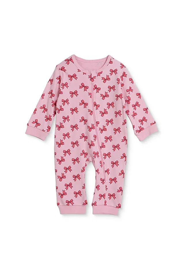 Детский комбинезон для девочек с принтом HelloBaby Ebebek Hello Baby, Light Pink