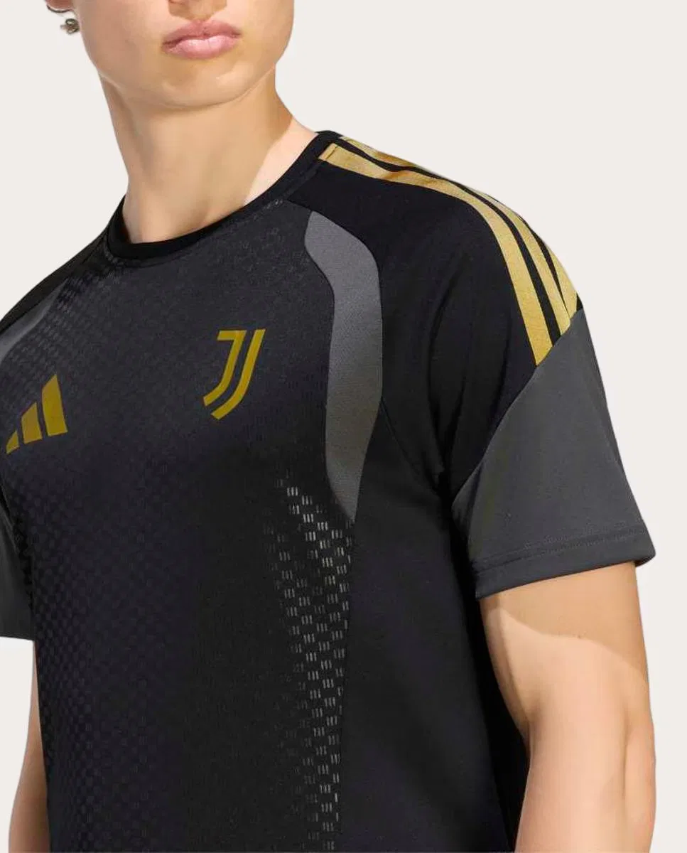 Мужская футболка, Training Juventus FC 2026-2027, adidas, черный — фото 3