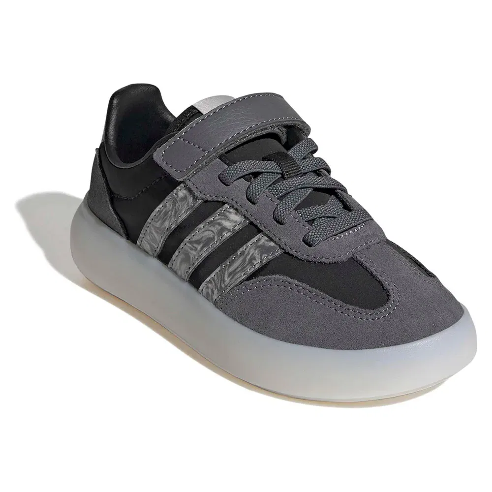 Детские кроссовки с классическим T-toe дизайном Barreda Decode Adidas, Black — фото 2