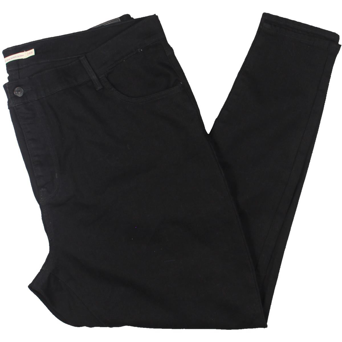 

Plus 720 Женские завышенные утягивающие скинни джинсы Levi Strauss & Co., черный