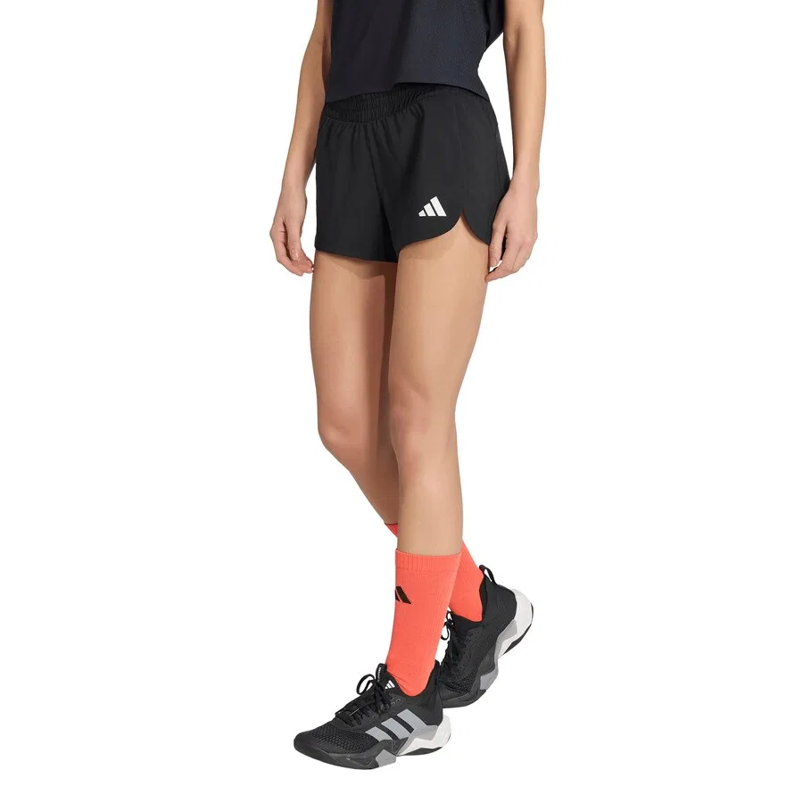 Спортивные шорты ADIDAS PERFORMANCE Regular Workout Pants 'PACER HIGH SIP 3' черного цвета — фото 2