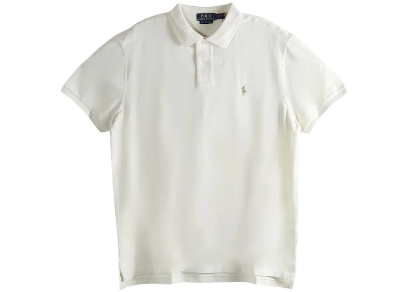 Мужская рубашка-поло с коротким рукавом Shirt Polo Ralph Lauren, Parchment Cream