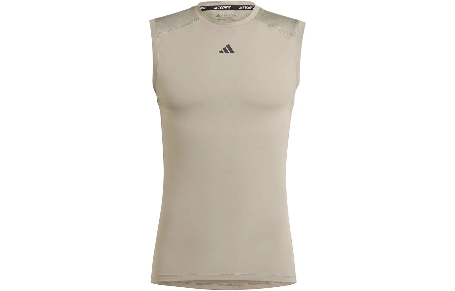 Мужская безрукавка Techfit Training Sleeveless Tee Adidas, Beige Gray