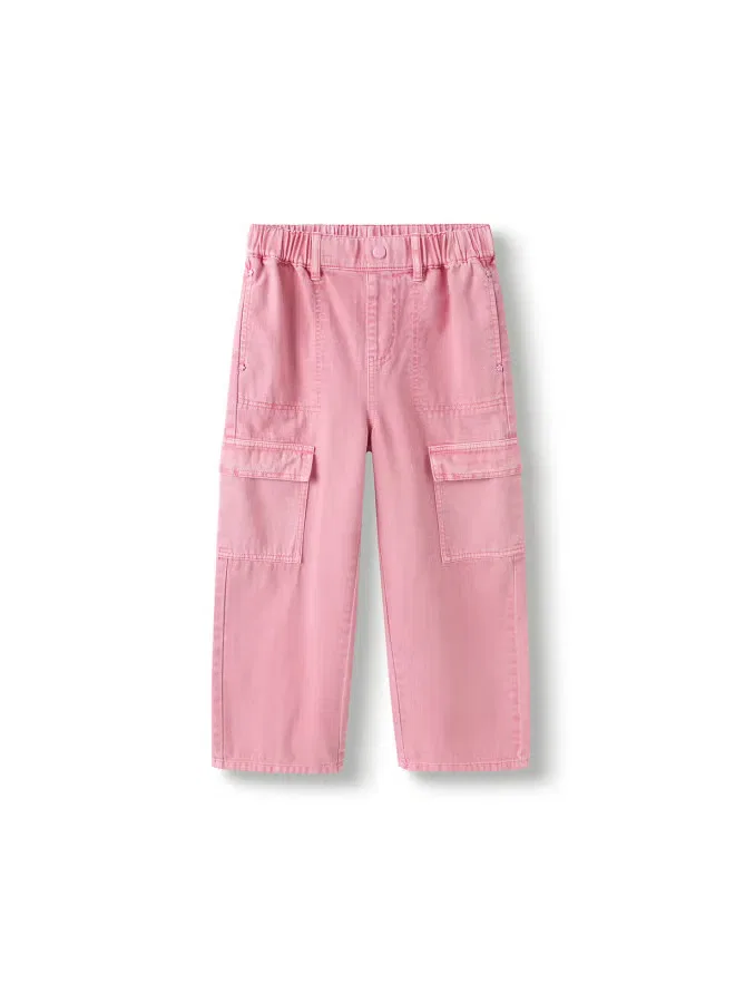 Джинсы детские с карманами Balabala, красный — фото 2