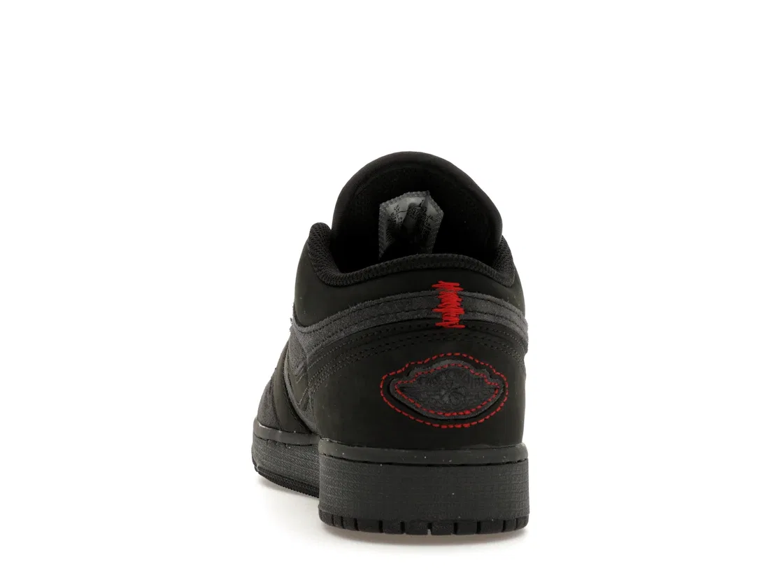 Детские кроссовки Lifestyle Jordan 1 Low SE Craft Jordan, Dark Smoke Grey/Varsity Red/Black — фото 4