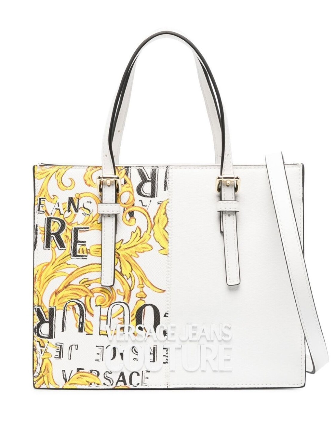

Versace Jeans Couture сумка-тоут с принтом Barocco, белый