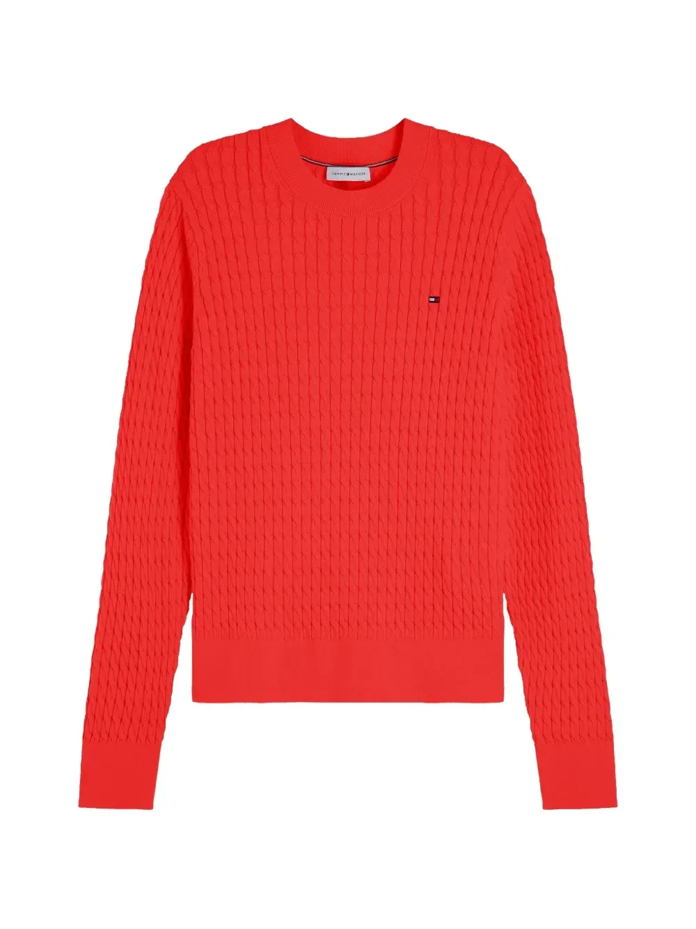 Свитер крупной вязки Tommy Hilfiger, красный