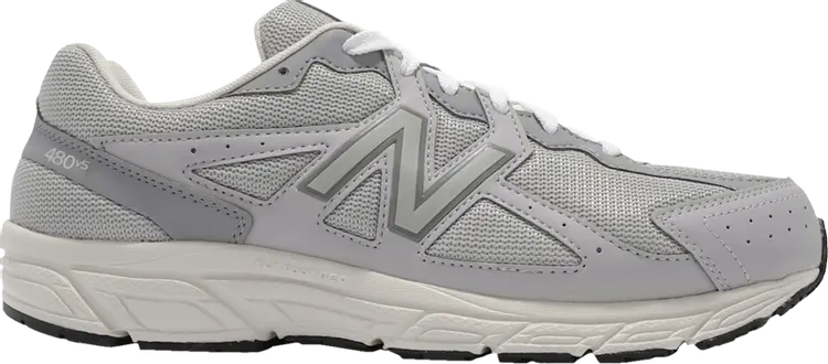 

Кроссовки New Balance Wmns 480v5 4E Wide 'Grey White', серый