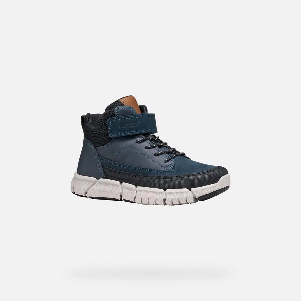 Детские кроссовки Flexyper Geox, Kosmosblau Navyblau — фото 3