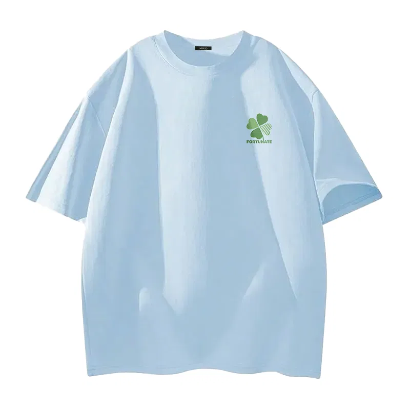 Детская футболка с круглым вырезом MINISO, Glacier Blue (With Lucky Shimmer Chest Logo)