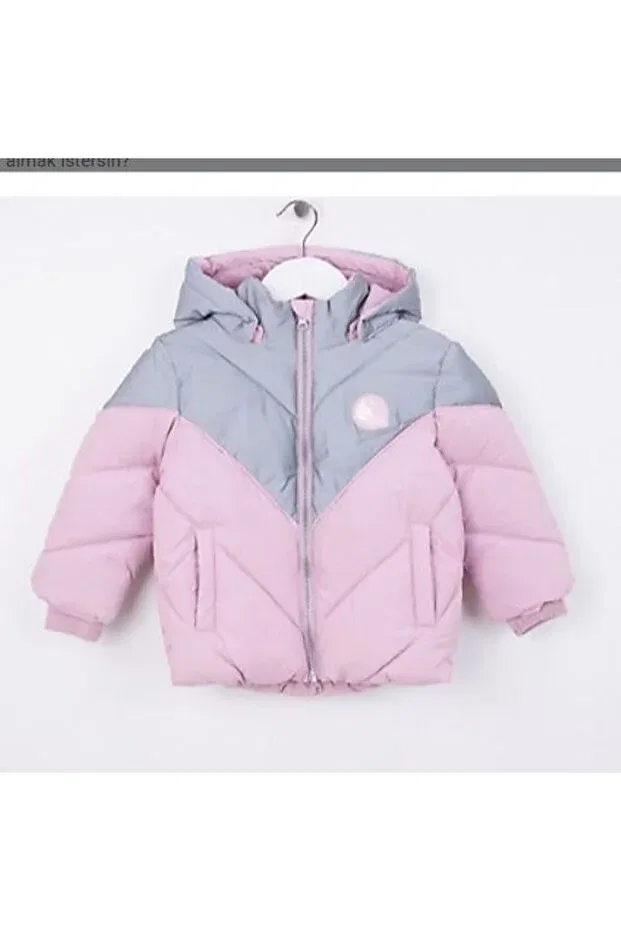 Детское пальто для девочек с молнией Name It, Pink