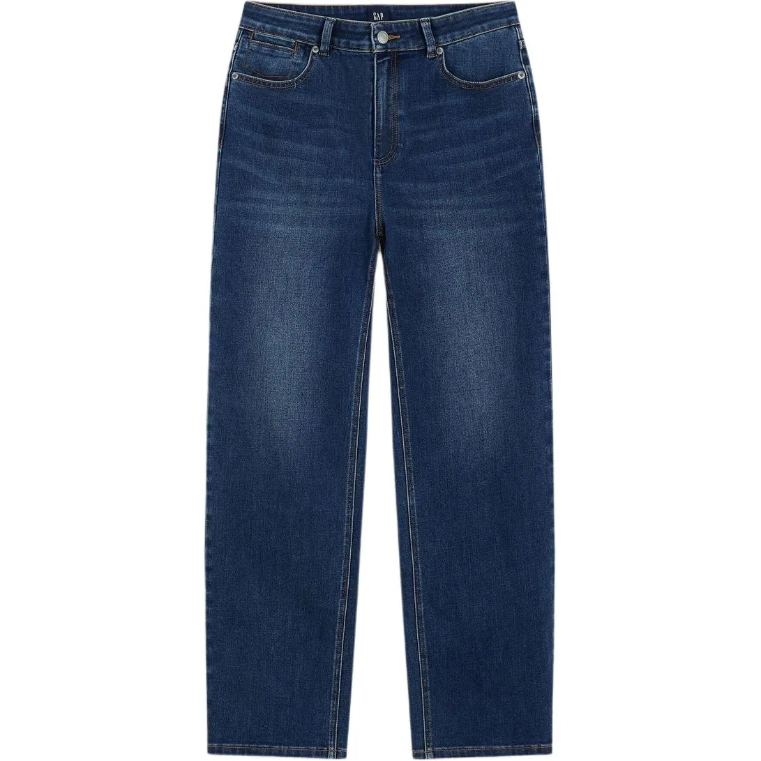 Женские джинсы прямого кроя GAP, Dark Color Washed