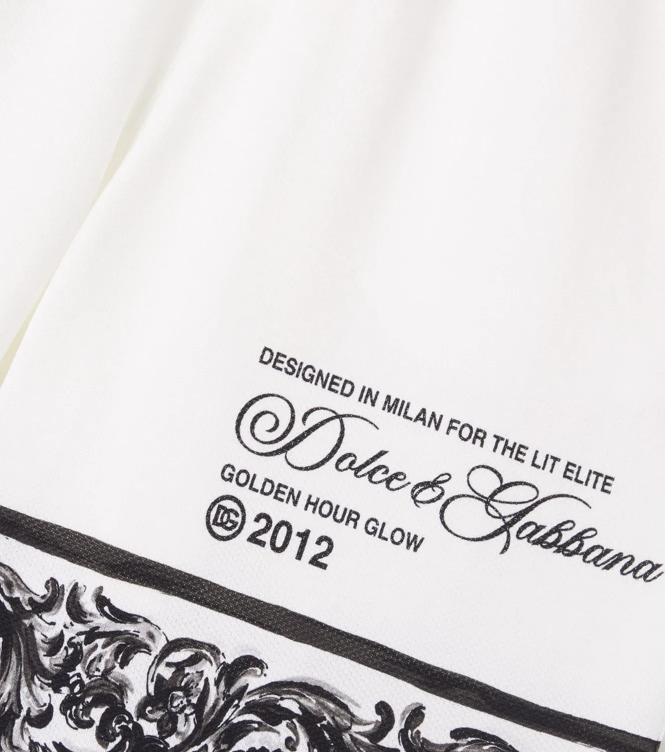 Шорты-бермуды хлопковые Dolce&Gabbana Kids, белый — фото 3
