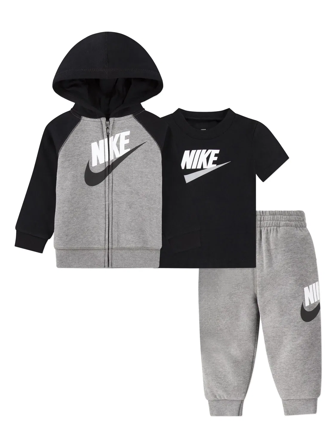Комплект спортивной одежды с логотипом Nike, светло-серый