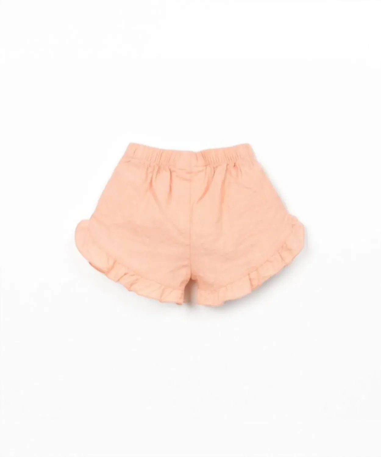 Детские шорты для девочек с оборкой Bloom Butterfly TINY WHALES, Peach — фото 2