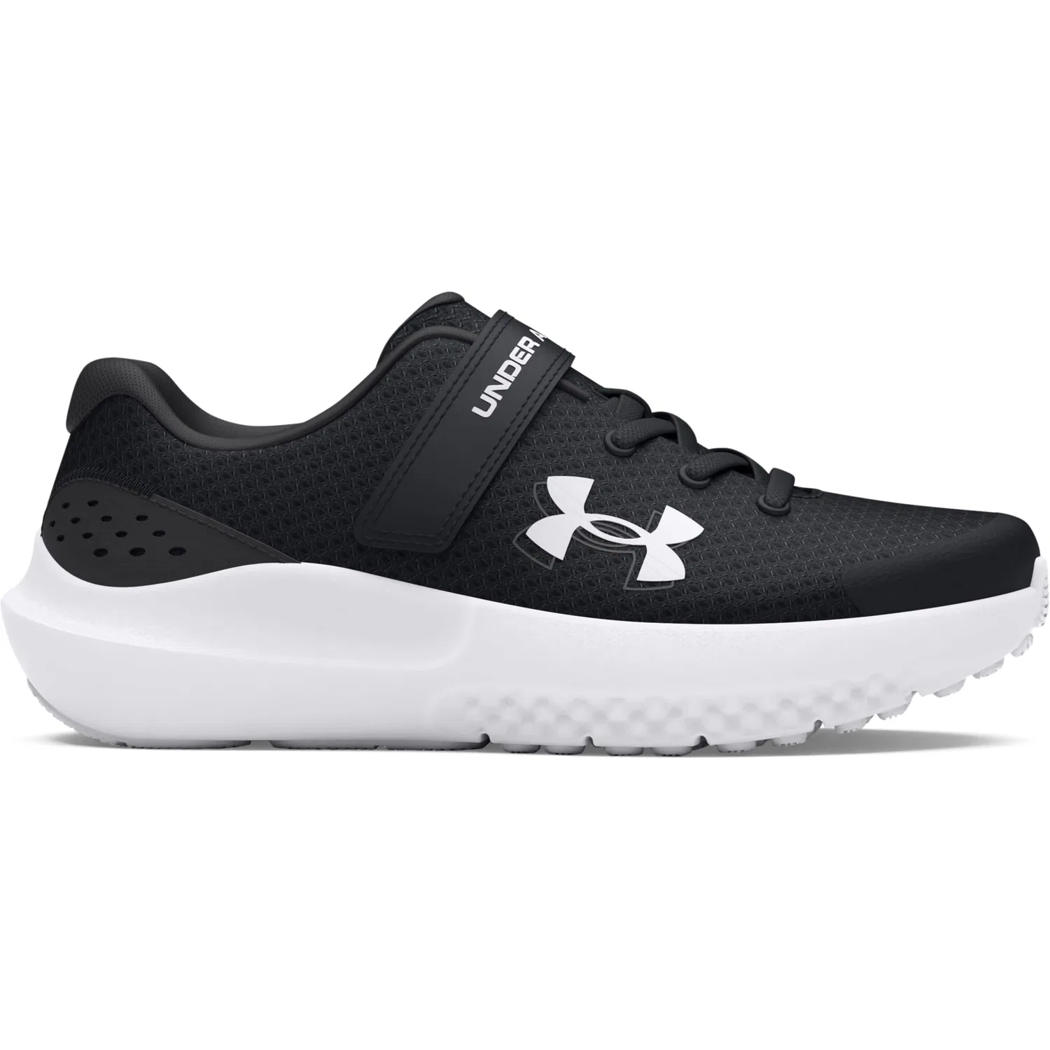 Детские кроссовки для бега с сетчатым верхом Under Armour Ua Bps Surge 4 Ac, Red/Black/Black