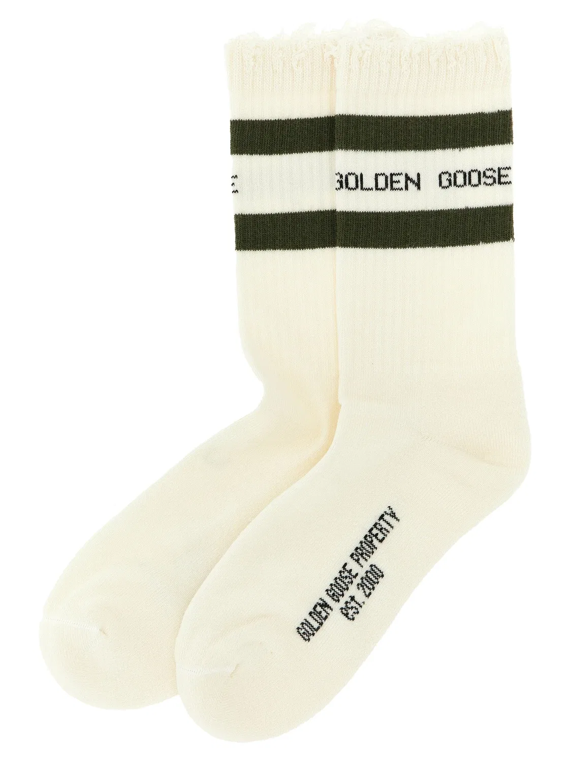 Носки Golden Goose, зеленый