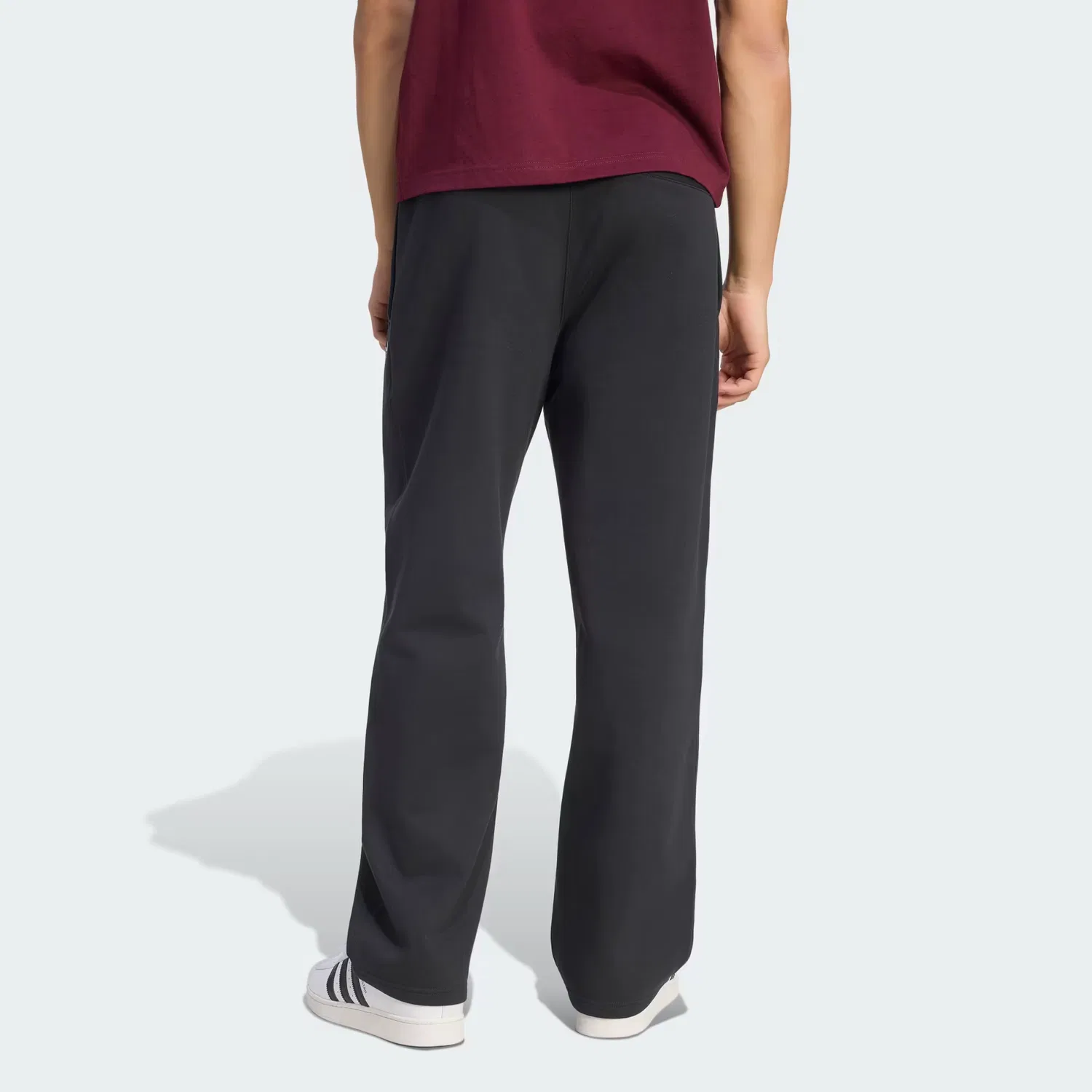 Мужские штаны свободного кроя Trefoil Essentials Open Hem Adidas Originals, черный — фото 3