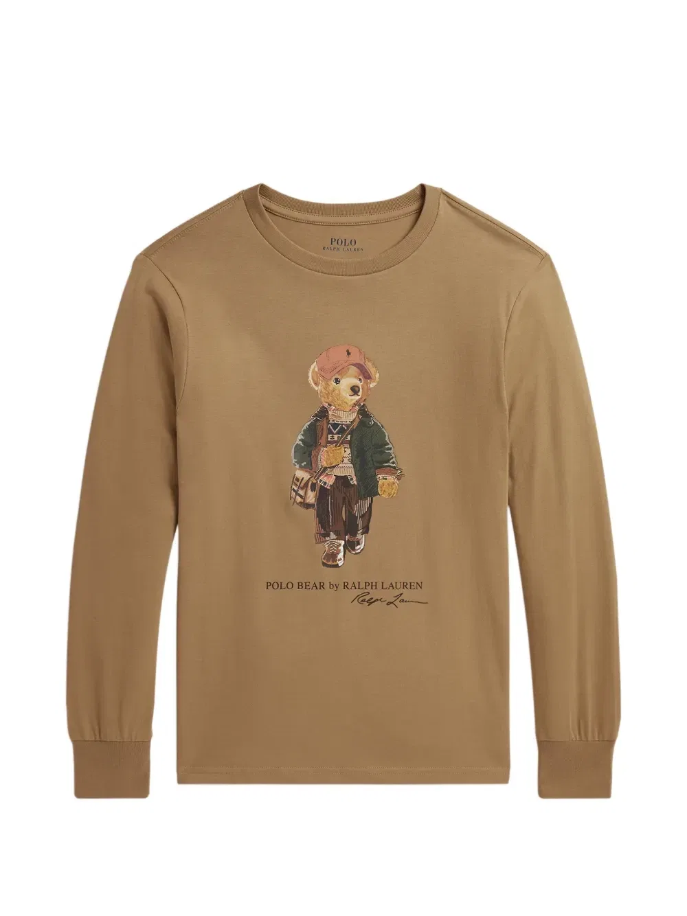 Футболка Polo Bear Polo Ralph Lauren Kids, коричневый