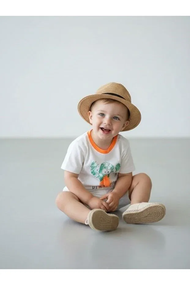 Детское для мальчиков футболка с принтом хлопковая Zekids, White — фото 4