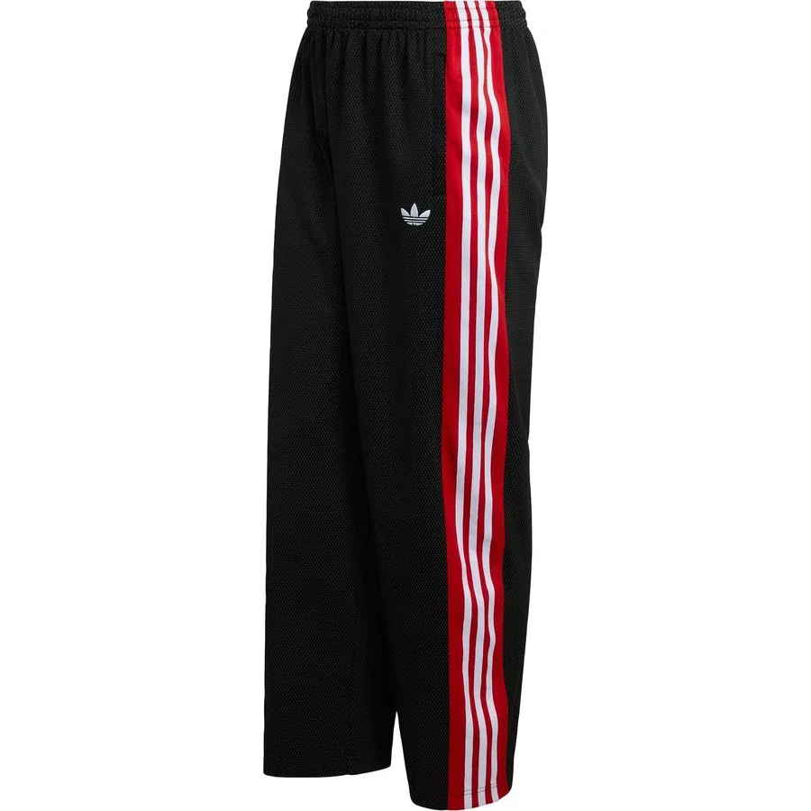 Штаны спортивные свободные с принтом Loose Mesh Trackpants adidas, Черный — фото 3