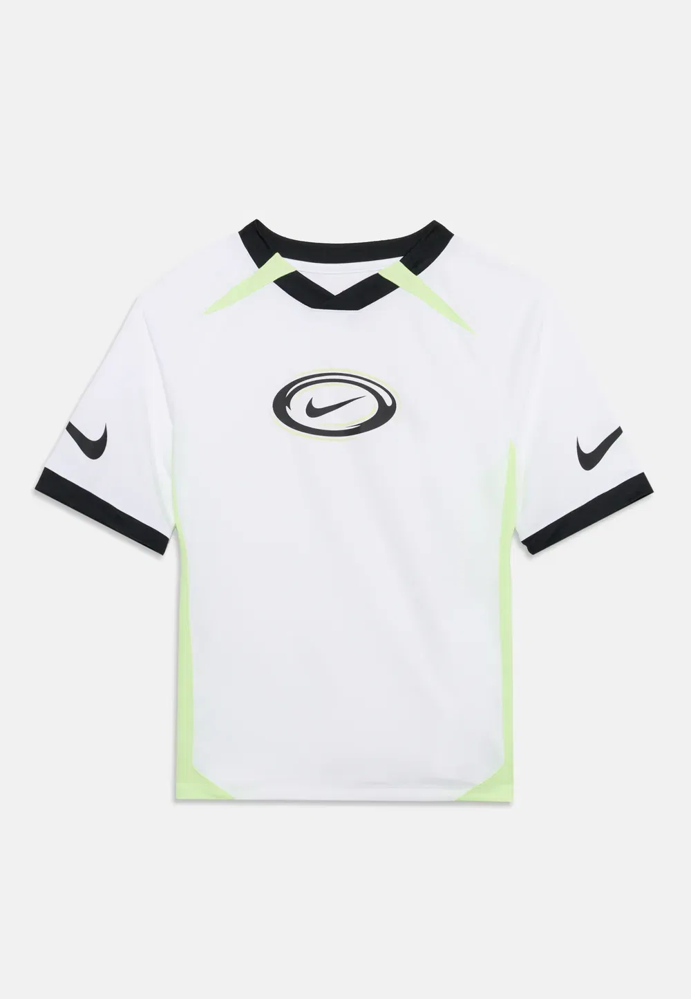 Футболка унисекс с надписью "Multi love" Nike Performance, White/Liquid Lime/Black