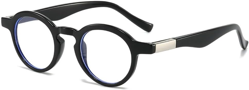 

Модные маленькие круглые двухцветные солнцезащитные очки для женщин в стиле ретро с прозрачными градиентными линзами и защитой от УФ-излучения UV400, а также солнцезащитные очки в стиле панк для мужчин SKFGNX, Black Clear