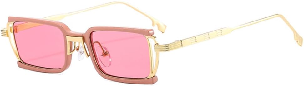 

Солнцезащитные очки прямоугольной формы для женщин и мужчин, тонкого типа, с поликарбонатными линзами, оправой из сплава и металла, защитой от УФ-излучения UV400 LANGSER, C3