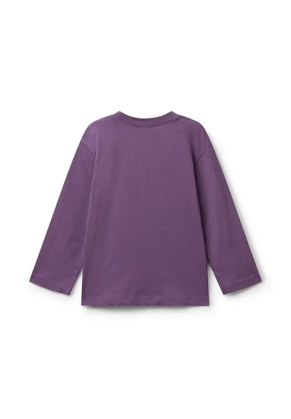Топ с длинными рукавами и принтом United Colors Of Benetton, фиолетовый — фото 2