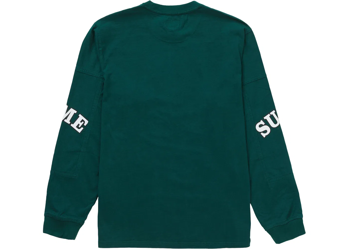 Мужская футболка Supreme Cutout Sleeves L/S Top, Dark Teal — фото 2