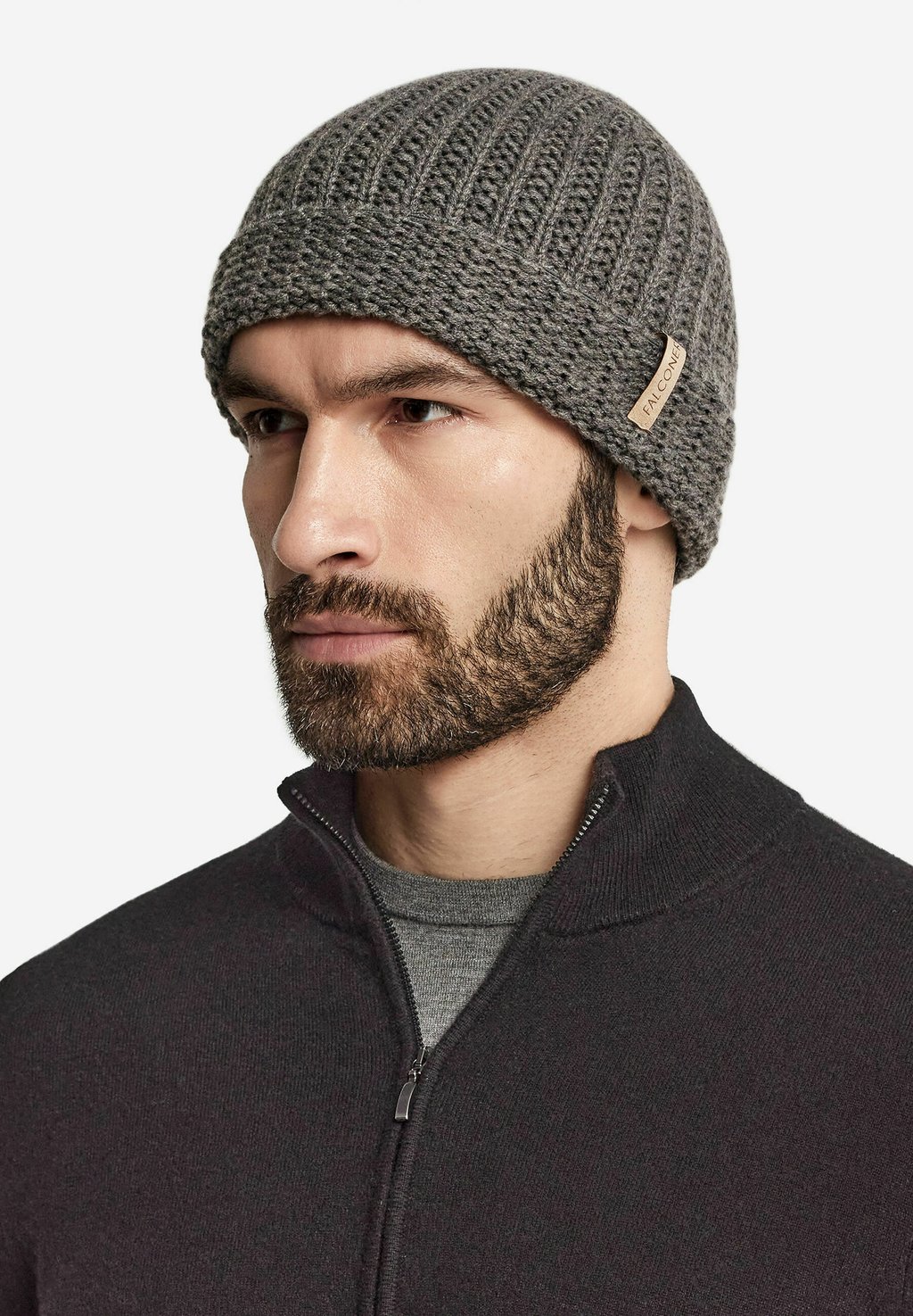 

Шапка Falconeri, цвет Grau Dark Grey Melange