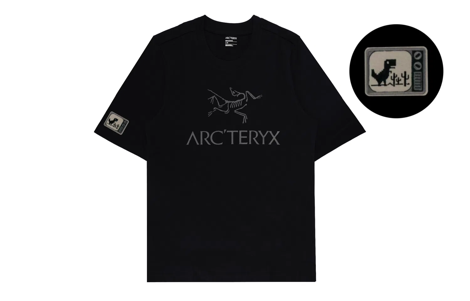Футболка с круглым вырезом Arcteryx IONIA черная — фото 4