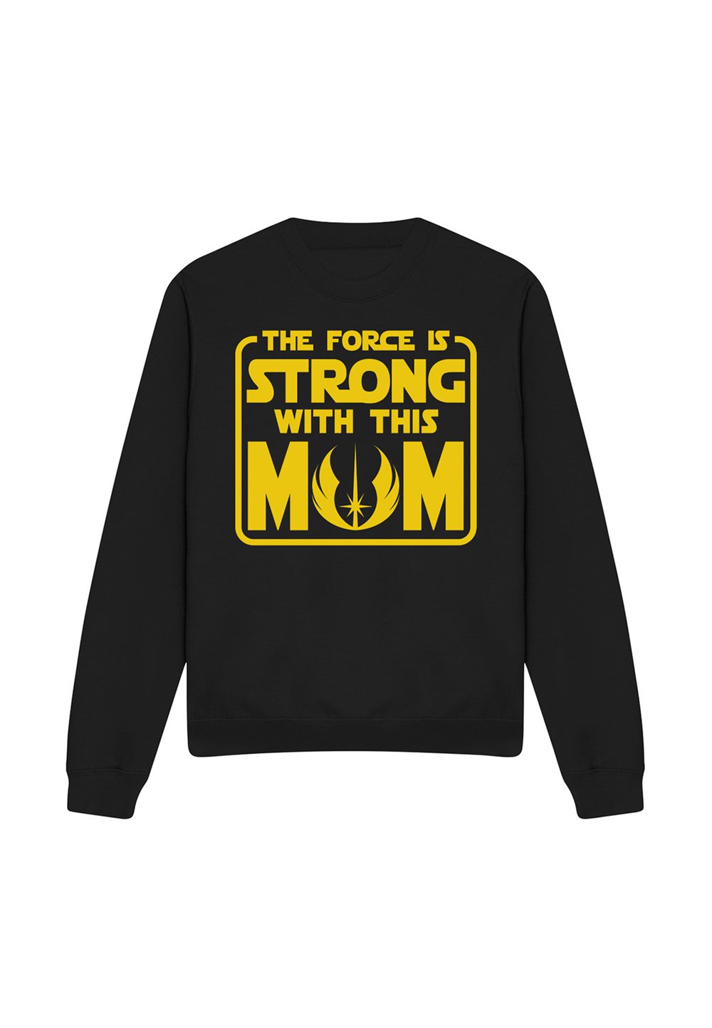 

Толстовка STAR WARS MOTHER S DAY FORCE IS STRONG WITH MOM Star Wars, черный
